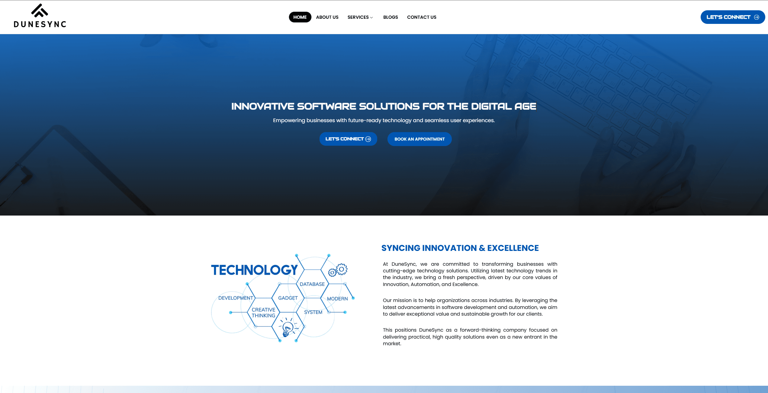 DuneSync Custom Software Development