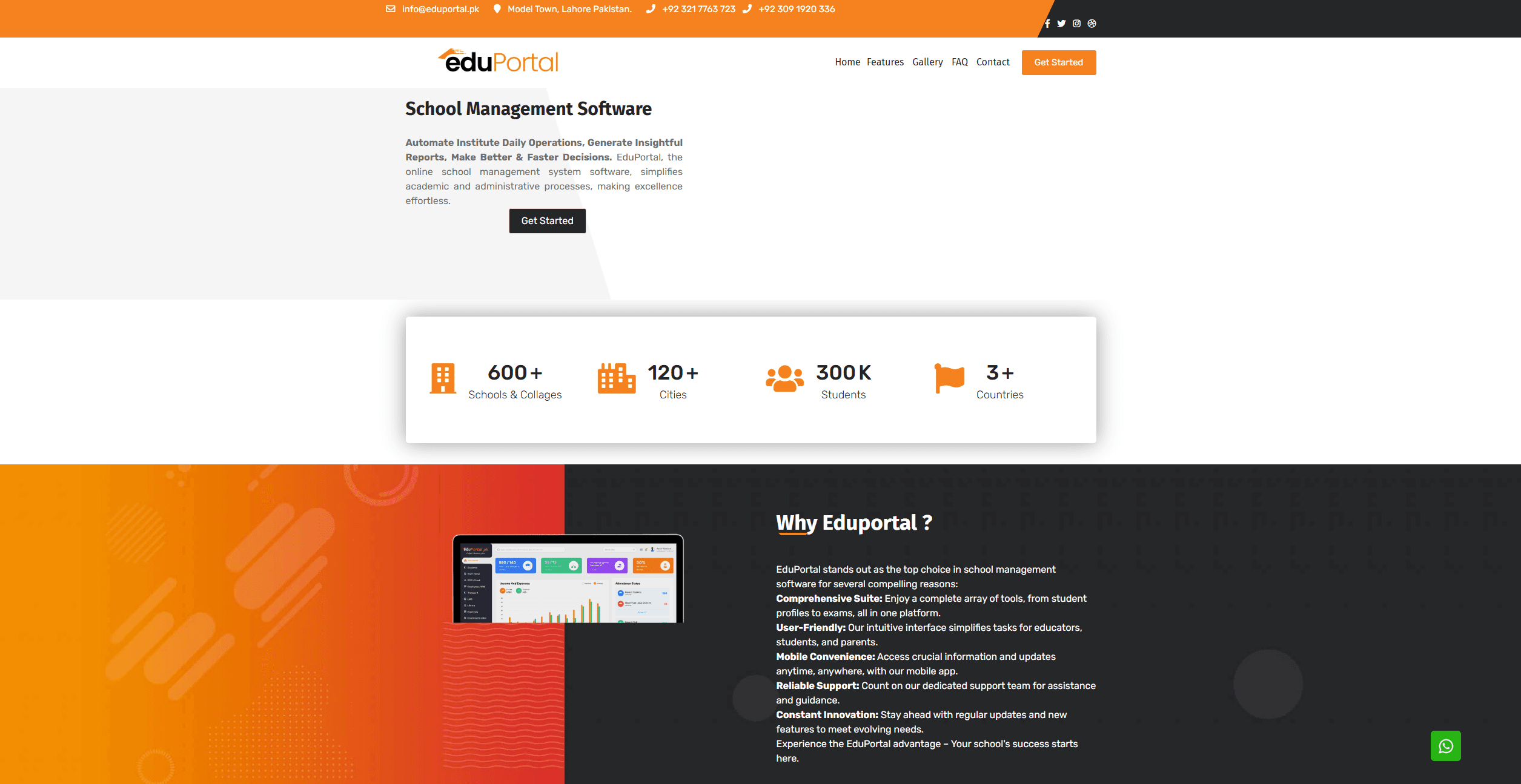 EduPortal School & College Management Software